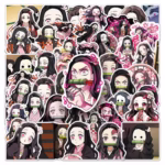 Pack con 50 Stickers Impermeables de Nezuko