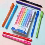 Set de 8 Plumas de Gel "Triangle" – Colores Vibrantes e Intensos