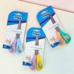 Tijeras Escolares de Seguridad – Punta Roma y Mango Ergonómico (13 cm) ✂️🌈