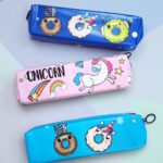 Lapicera Escolar Kawaii – Estuche de Gran Capacidad con Diseños de Unicornios y Donas 🦄🍩