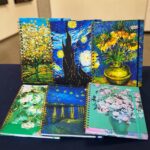 Libreta Profesional “Art Gallery” Van Gogh – 100 Hojas Raya con Stickers Titiko