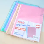 Set de 5 Folders A4 con Broche Deslizable - Tonos Pastel Aesthetic