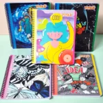 Libreta Profesional Cuadro Grande  Estilo Graffiti y Pop Art - Diseños Exclusivos