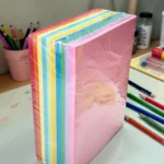 Bloque de 1000 Hojas de Papel de Colores Surtidos - Ideal para Escolar y Oficina