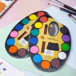 Acuarelas Artísticas en Forma de Paleta - Set de 12 Colores Vibrantes