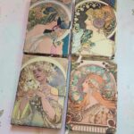 Libreta Cuaderno Journal Artístico Alphonse Mucha "Zodiaco" – 112 Hojas de Raya y Canto Ilustrado