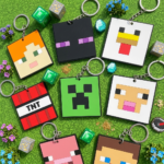 Llavero en MDF Personajes Minecraft