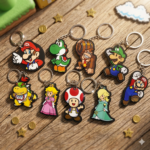 Llavero de MDF Personajes Videojuegos Mario