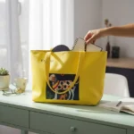 Mega Tote Bag Maestra "Libro de Español" - Diseño Nostalgia Perrito Dálmata