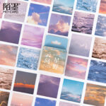 Pack de 40 Stickers de Cielos, Nubes y Océano