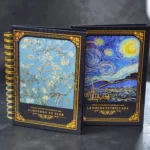 Van Gogh "Midnight Muse: Libreta Francesa de Hojas Negras (15 x 21 cm)"