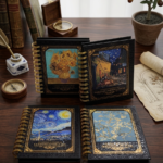 Mini Sketchbook Van Gogh – Libreta de Hojas Negras (9x11.5cm) para Arte y Lettering