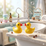 Aretes de Patito Amarillo – Accesorio Kawaii Divertido para el Baño