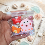 Kit de Borradores Divertidos Figuras del Mar en Bolsita Ziploc