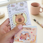 Combo Kawaii: Libreta de Notas + Mini Planner Capibara 🥕