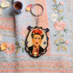 Llavero Frida Kahlo de MDF 🎨✨