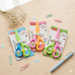 Tijeras Infantiles de Seguridad Chao Min Pastel (Diseño Kawaii)