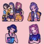 Pin Metálico Guerreras del Kpop Huntrix