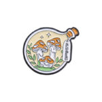 Pin Metálico "Terrario de Hongos" - Accesorio Botánico