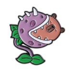 Pin Metálico Planta Carnívora Comiendo Capibara - Broche Crossover Gamer
