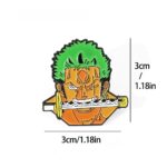 Pin Metálico Roronoa Zoro One Piece Espada Broche Anime