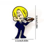Pin Metálico Sanji Cocinero One Piece Broche Anime