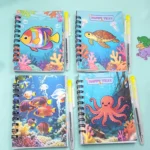 Set Mini Libreta Escolar de Mar con Pluma / Diario Infantil Kawaii