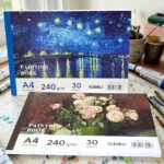 Sketchbook Painting Book A4 Titiko (Diseño Van Gogh) – 30 Hojas de Alto Gramaje