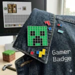Pin Metálico Minecraft Creeper Broche Gamer Videojuegos Pixel