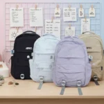 Mochila "ARC" Urban Style 🎒 Colección Tonos Pastel y Negro