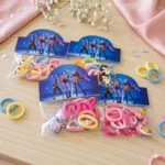 Paquete Ligas Para Cabello Con Dijes Guerreras del K-Pop The Huntrix Kawaii Colección
