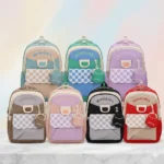 Mochila Ronglida Estilo Coreano Con Monedero Béisbol Adaptable A Maleta 45x32cm