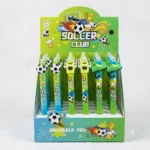 Pluma Borrable Diseño "Soccer Club" – ¡Ideal para Fanáticos del Fútbol!