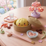 Squishy Dumpling Adorable con Carita Kawaii en Vaporera | 10x5 cm