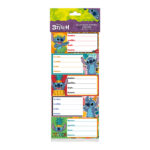 Etiquetas Escolares De Stitch Disney – Calcomanías Para Materia Y Libros 10 Pzs