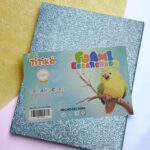 Paquete de 10 Piezas de Foami Escarchado Color Azul Tamaño Carta Titiko