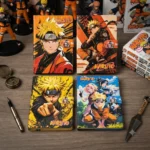 Cuaderno Premium Naruto Tapa Vinipiel con Cierre Broche Magnético