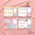 Weekly Planner Aesthetic "Escolar" – Organizador Semanal con Notas Adhesivas y To-Do List 21x29 cm