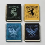 Libreta Profesional Espiral Harry Potter Casas de Hogwarts / 200 Hojas / Rayas