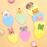 Notas Adhesivas Kawaii Diseño Corazón con Animalitos