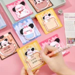 Notas Adhesivas Kawaii Diseño Perrito Tierno y Repostería
