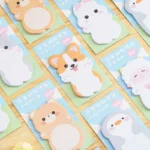Notas Adhesivas Kawaii Diseño Animalitos de Pie Kawaii